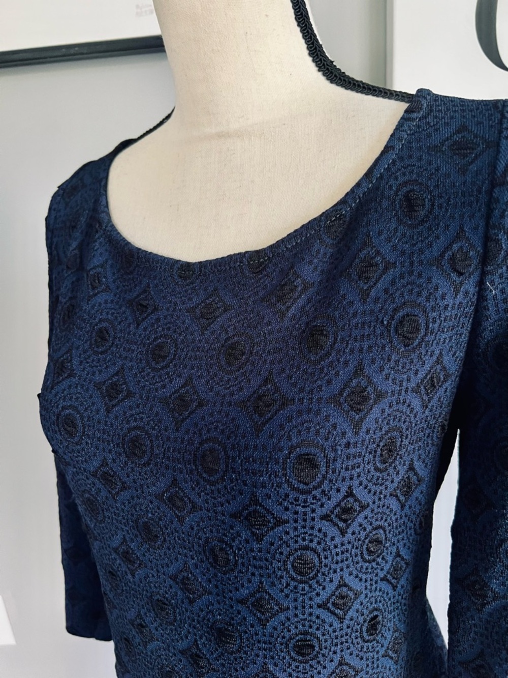 St. John Black Label Trumpet Hemline Dress - Picture 5 of 10